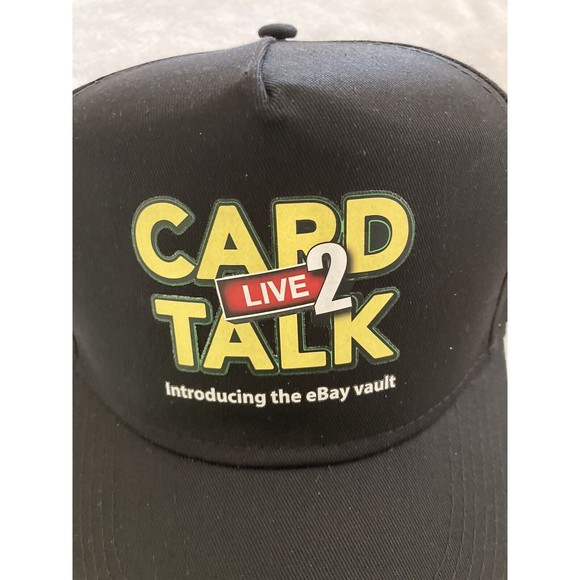 Cardcollector2 Card Talk Live 2 Promo Hat Black SnapBack Ryan Johnson eBay Vault - Picture 2 of 12